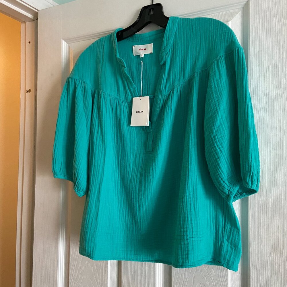 NWT Xirena Clem Top Baltic Sea